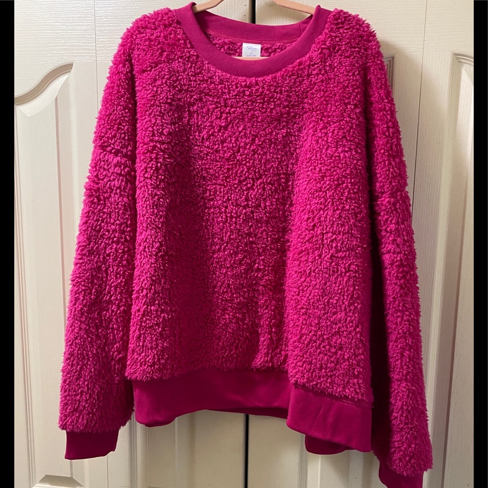 Secret Treasures Faux Fur oversized Shirt